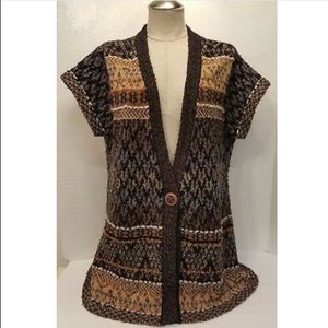 COLDWATER CREEK Sleeved Cardigan with Button